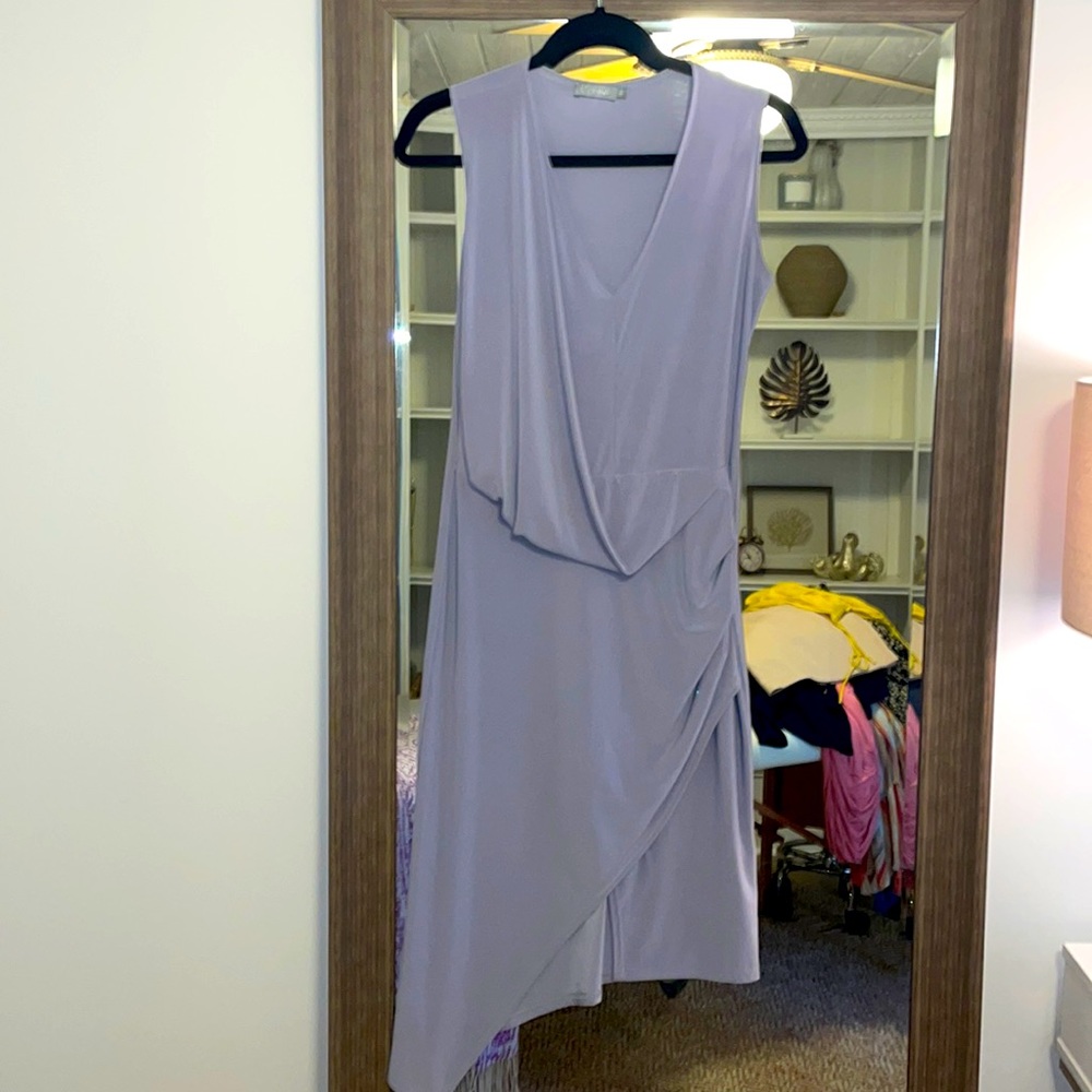 ASOS Love asymmetric draped dress
